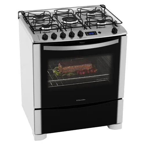 Fogão Electrolux Branco 5 Bocas com Forno Elétrico