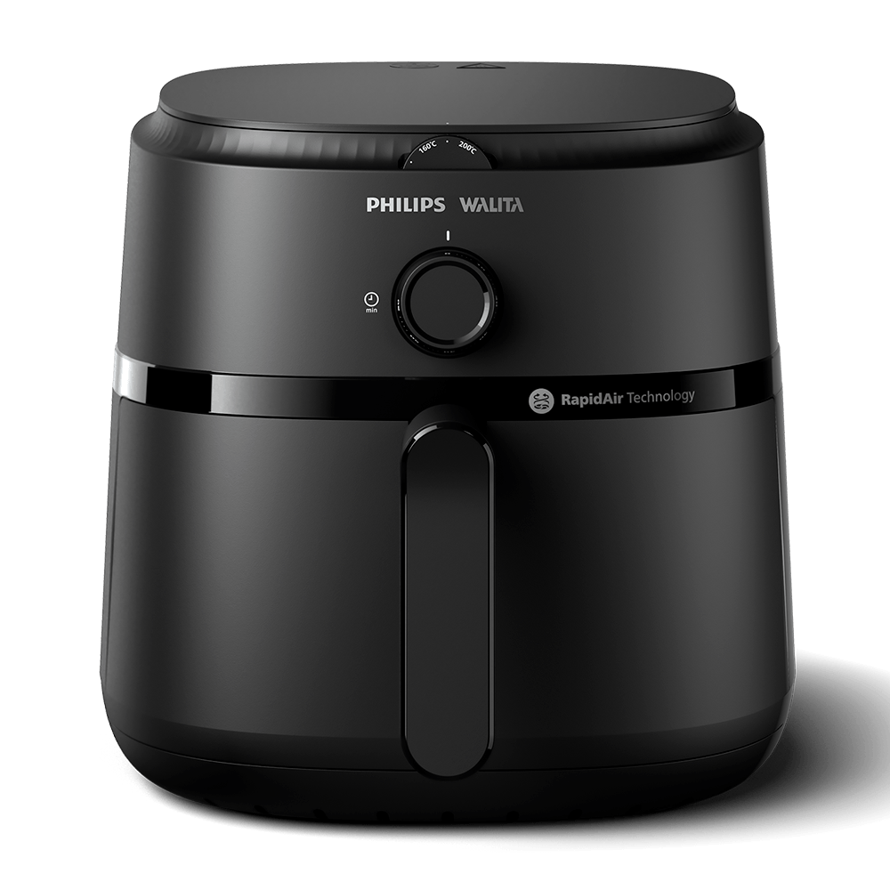 Fritadeira Air Fryer Philips Walita Série 1000 XL 6,2L 1700W Preta